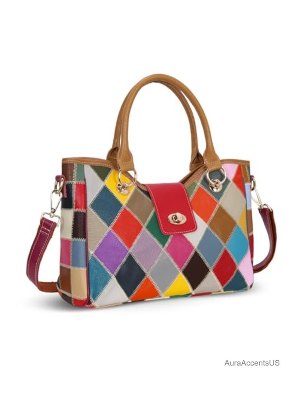 Genuine Leather Hobo Shoulder Bag Large Tote Removable Adjustable Strap